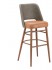mcm-moon bs Mid Century Modern European Beechwood Commercial Hospitality upholstered  bar stool